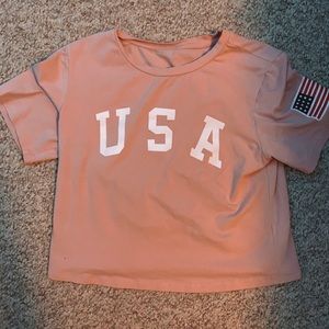 Pink USA T-Shirt
